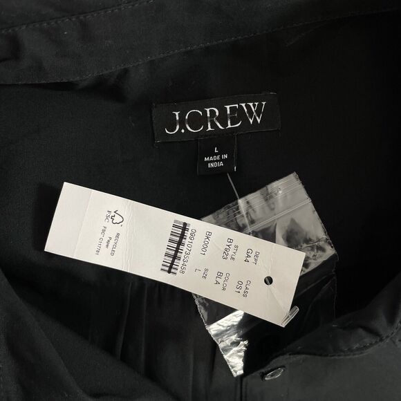 J. Crew Elegant Black Ruffle Mini Dress - Picture 10 of 12